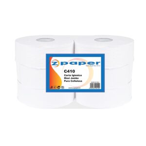 C410 - 6 Rotoli di Carta Igienica Jumbo MAXI da 320 Metri