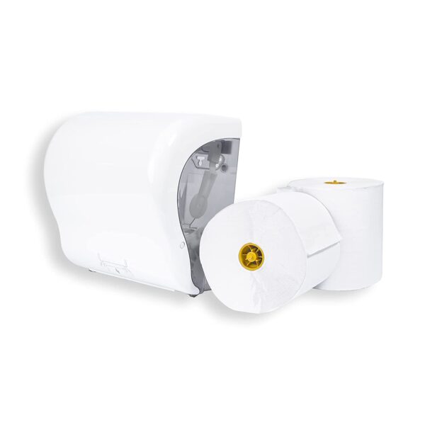 A770 - 6 Rotoli Asciugamani per nostro Dispenser Captive System Autocut D770 Carta Pura Cellulosa - immagine 3