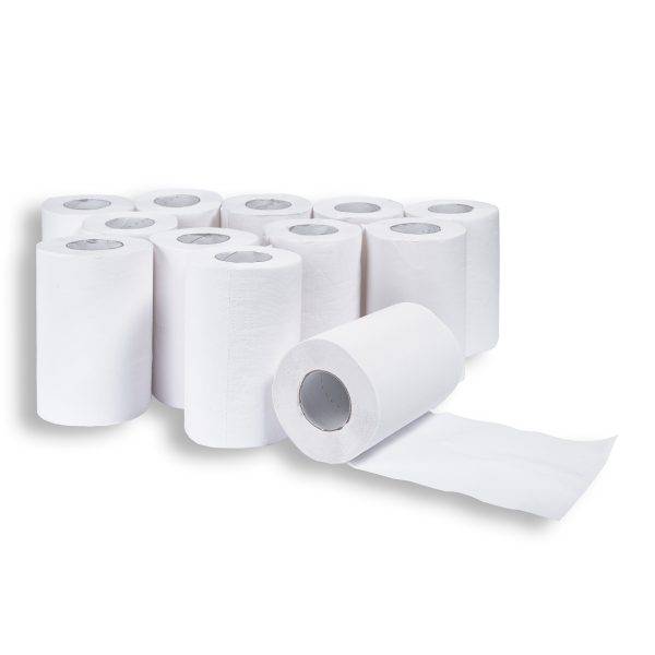A515 – 24 Rotoli Asciugamani da 200 Strappi Carta Pura Cellulosa - immagine 3