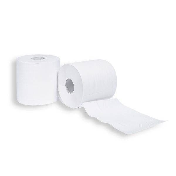 A501 – 12 Rotoli Asciugamani da 450 Strappi Carta Pura Cellulosa - immagine 3