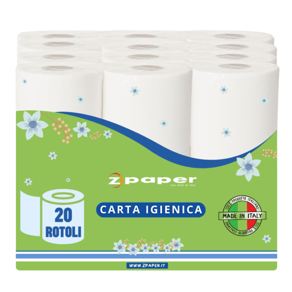 C200 - 20 Rotoli di Carta Igienica Domestica
