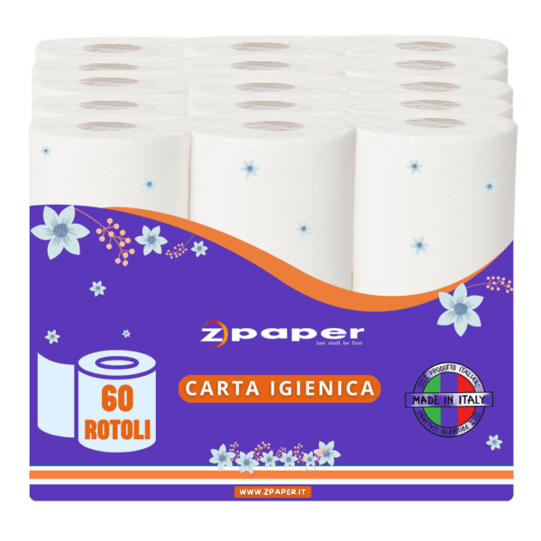 C200 – 60 Rotoli di Carta Igienica Domestica