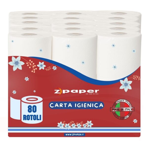 C200 – 80 Rotoli di Carta Igienica Domestica